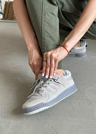 Adidas forum low grey premium 9