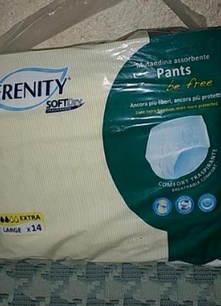 Подгузники трусики подгузники serenity soft large 14 штук