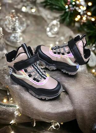 Хайтопи jong golf кожаные розовые 37