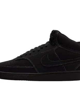 Кросівки чоловічі nike court vision mid black (арт. cu6620-001)