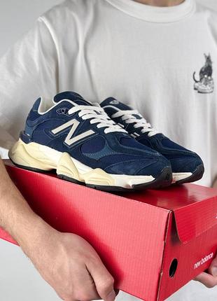 Мужские кроссовки new balance 9060 navy beige