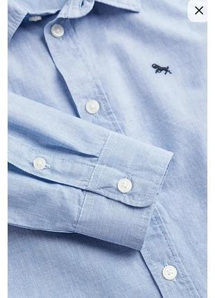 Рубашка голубая h&amp;m 116,122,128, 134,140 2