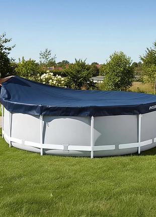 Тент для круглого каркасного бассейна 549 см intex 28085