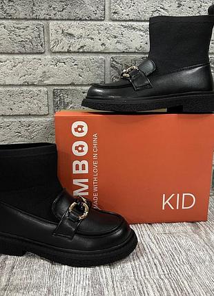 Ботінки дитячі kimboo демісезонні чорні 37