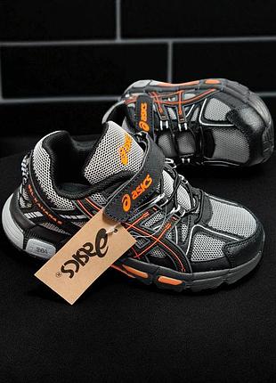 Детско-подростковые кроссовки asics kahana 8 текстильные серые 36