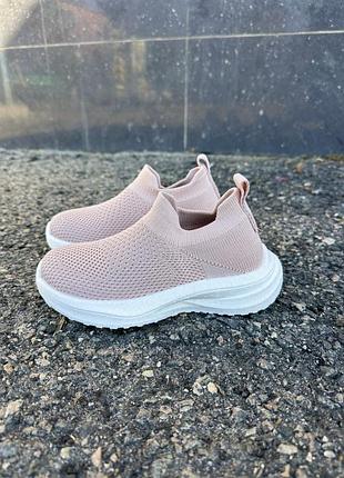 Мокасины jong golf текстильные розовые 34