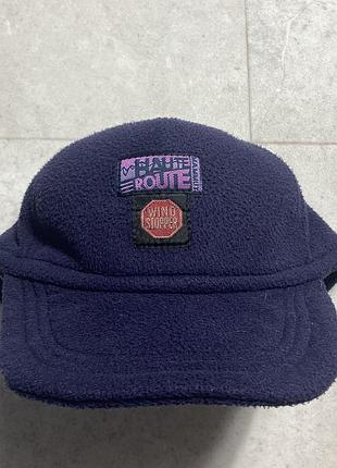 Вінтажна флісова кепка vintage mammut windstopper fleece gore-tex earflap hat