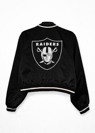 H&m raiders cropped bomber women’s жіночий вкорочений бомбер райдерс