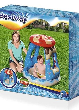 Дитячий надувний басейн конфетка bestway 3