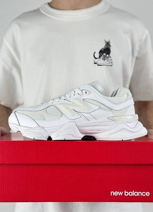 Мужские кроссовки new balance 9060 white
