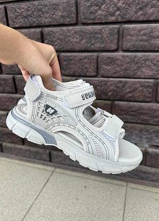 Сандали jong golf детские спортивные серые