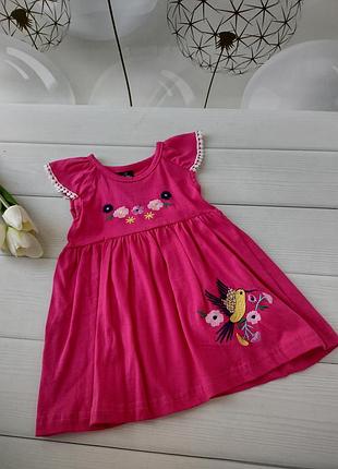 Дитяче літнє плаття, малинове, туреччина