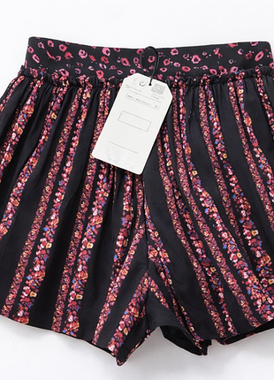 Юбка-шорты zara черная 128см