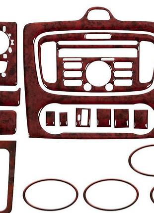 Накладки на панель ac (maxi-set, дерево) для ford focus ii 2008-2011 рр