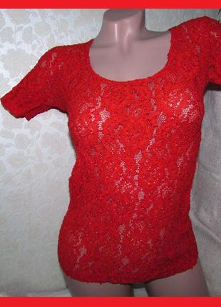 Эффектная яркая футболка ~basic thinking~ р 10-12