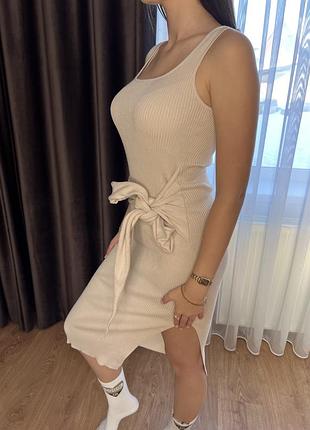 Сукня в рубчик 2