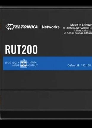 Teltonika rut200 с 4g lte, wi-fi промышленный сотовой маршрутизатор