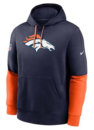 Худі nike nfl denver broncos sideline club hoodie