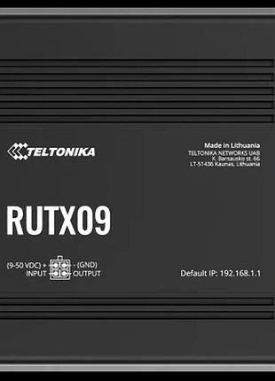 Teltonika rutx09 iot с 4g lte, wi-fi промышленный сотовый маршрутизатор