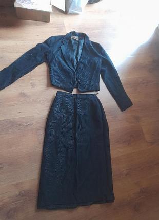 Оригинальный брендовый винтажный костюм ysl.pxs/s.