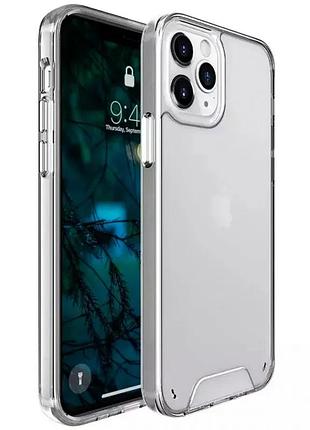Чохол tpu space case transparent для apple iphone 12 pro max (6.7") прозорий
