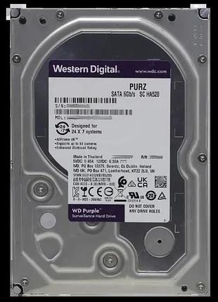 Western digital purple 3.5" 4tb (wd44purz) жорсткий диск