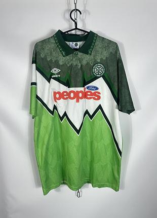 Винтажная футболка umbro celtic peoples ford
