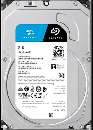 Seagate skyhawk st6000vx009 6тб жесткий диск внутренний