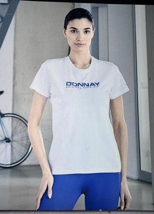 Жіноча біла футболка donnay 95% бавовна