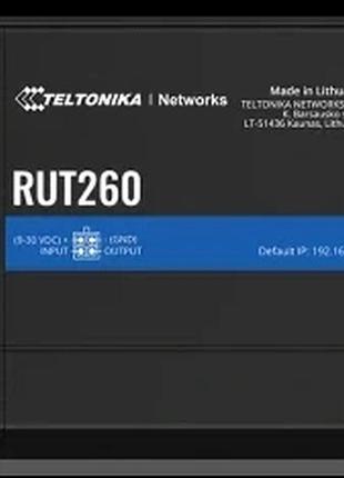 Teltonika rut260 с 4g lte, wi-fi промышленный сотовой маршрутизатор