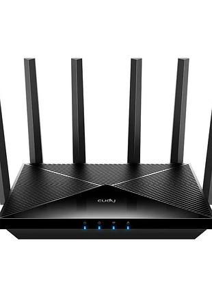 Wifi 7 mesh-маршрутизатор 2.5g cudy wr6500h дводіапазонний be6500 (73-00580)