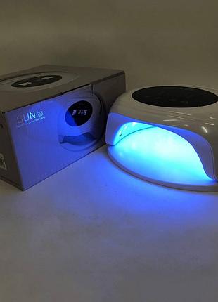 Оригинальная лед лампа для маникюра led+uv lamp sun y30, лампы для гелевого маникюра us-25