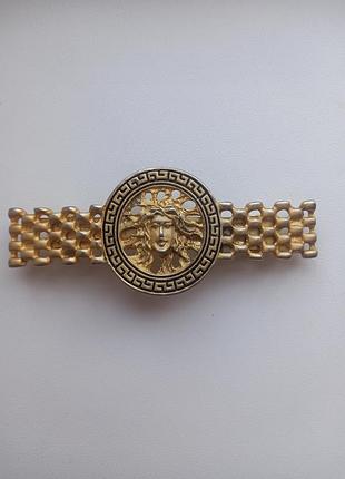 Винтаж заколка для волос в стиле versace