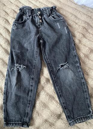 Джинси мом / джинси порвані zara / джинси для дівчинки