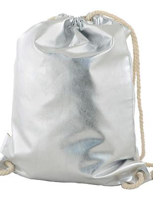 Сумка-мішок "yes" db-11 555506 silver, 43.5*33.5, шт