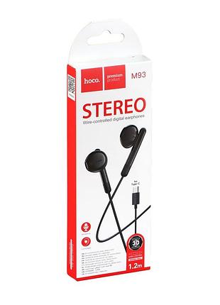 Наушники hoco m93 type-c цвет черный