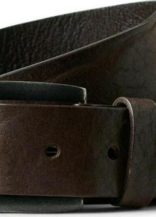 Ремінь jacvictor leather belt noos 12152757-black coffee jackandamp;jones 12152757-black coffee