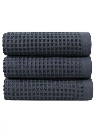 Полотенце lotus home - waffle antrasit антрацит 70*140