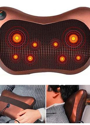 Массажная подушка car and home massage pillow, массажер для шеи автомобильный