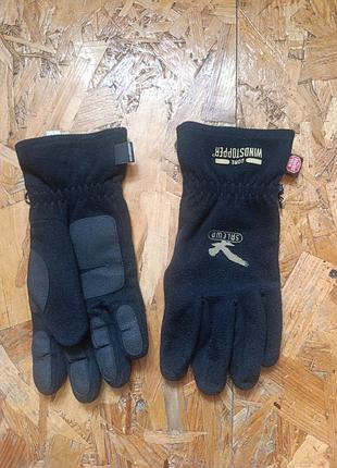 Оригінальні трекингові рукавиці перчатки salewa gore windstopper wind stopper