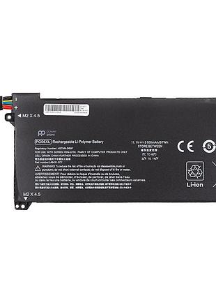 Акумулятор powerplant для ноутбуків hp omen 5 air 15-dh0006tx (pg06xl) 11.1v 5100mah
