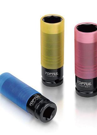 Набір головок для шиномонтажу toptul 1/2" 3 од. pro-series gdas0301
