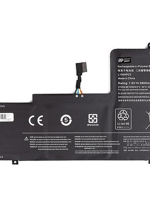 Акумулятор powerplant для ноутбуків lenovo ideapad yoga 710-14isk (l15m4pc2) 7.6v 6800mah