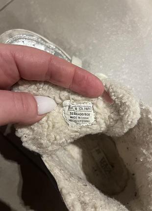Тепленькі черевички для дівчинки zara 4
