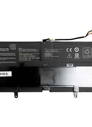 Акумулятор powerplant для ноутбуків asus chromebook flip c302 (c21n1613) 7.6v 4900mah