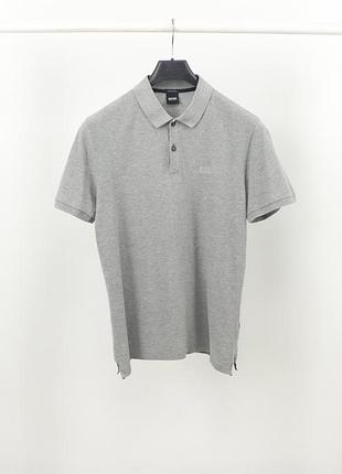 Чоловіча polo футболка hugo boss silver