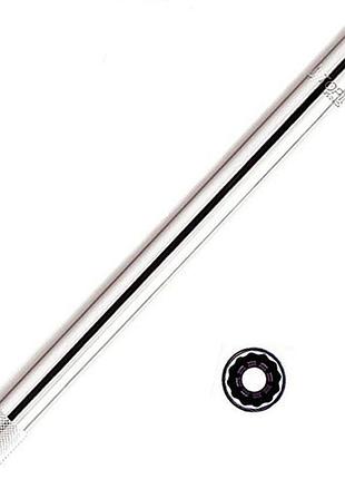 Головка 12-гранная свечная toptul 14мм 3/8" 12 гр. l 250мм bsba1214l