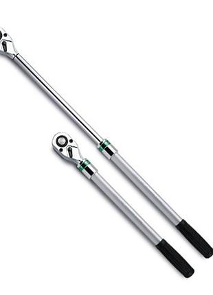 Трещотка телескопическая 1/2" toptul 36 зубцов gbae0201