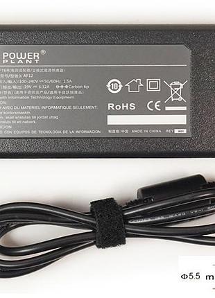 Блок питания для ноутбуков powerplant asus 220v, 19v 120w 6.32a (5.5*2.5)