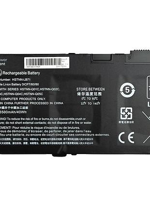 Аккумулятор powerplant для ноутбуков hp 450 g4 (rr03xl, hstnn-lb71) 11.4v 3500mah